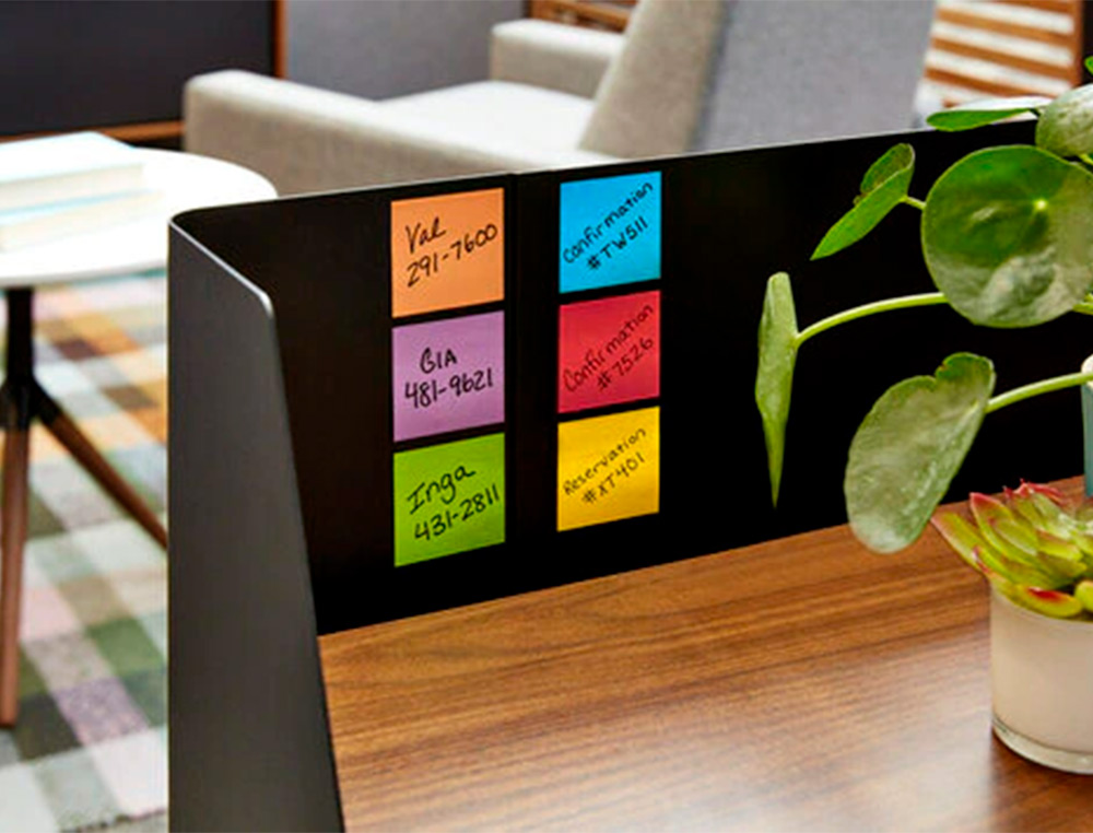BLOC NOTES POST-IT SUPER STICKY COLLECTION PLAYFUL 76 X 127 MM, 6 BLOCS 90 FEUILLES