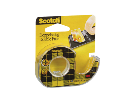 RUBAN ADHSIF SCOTCH DOUBLE FACE 136 MONTAGES PAPIER PHOTOS DVIDOIR 12MMX6M