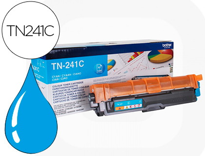 TONER LASER BROTHER TN241C COULEUR CYAN 1400P